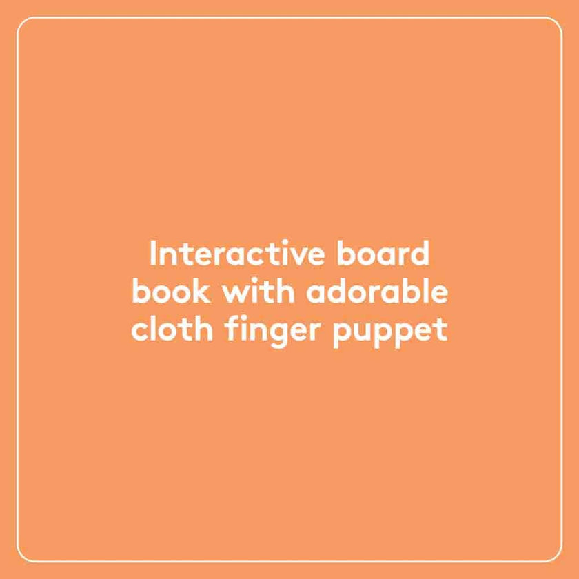 Finger Puppet Board Book- Baby Pumpkin