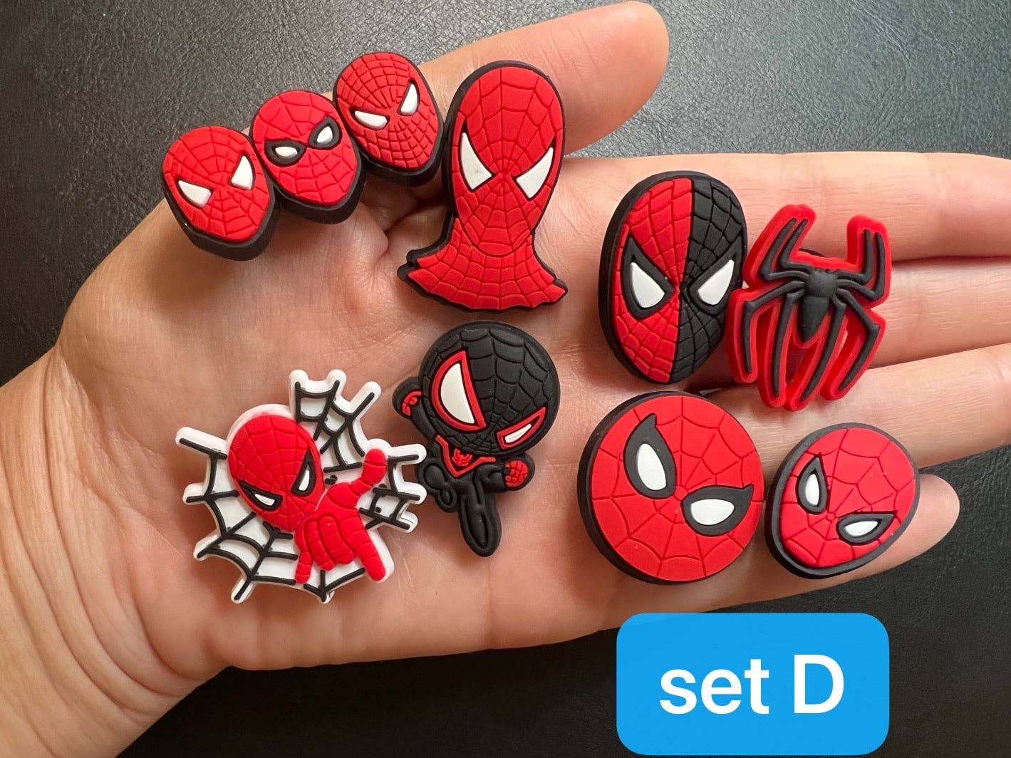 Spiderman Shoe Charms