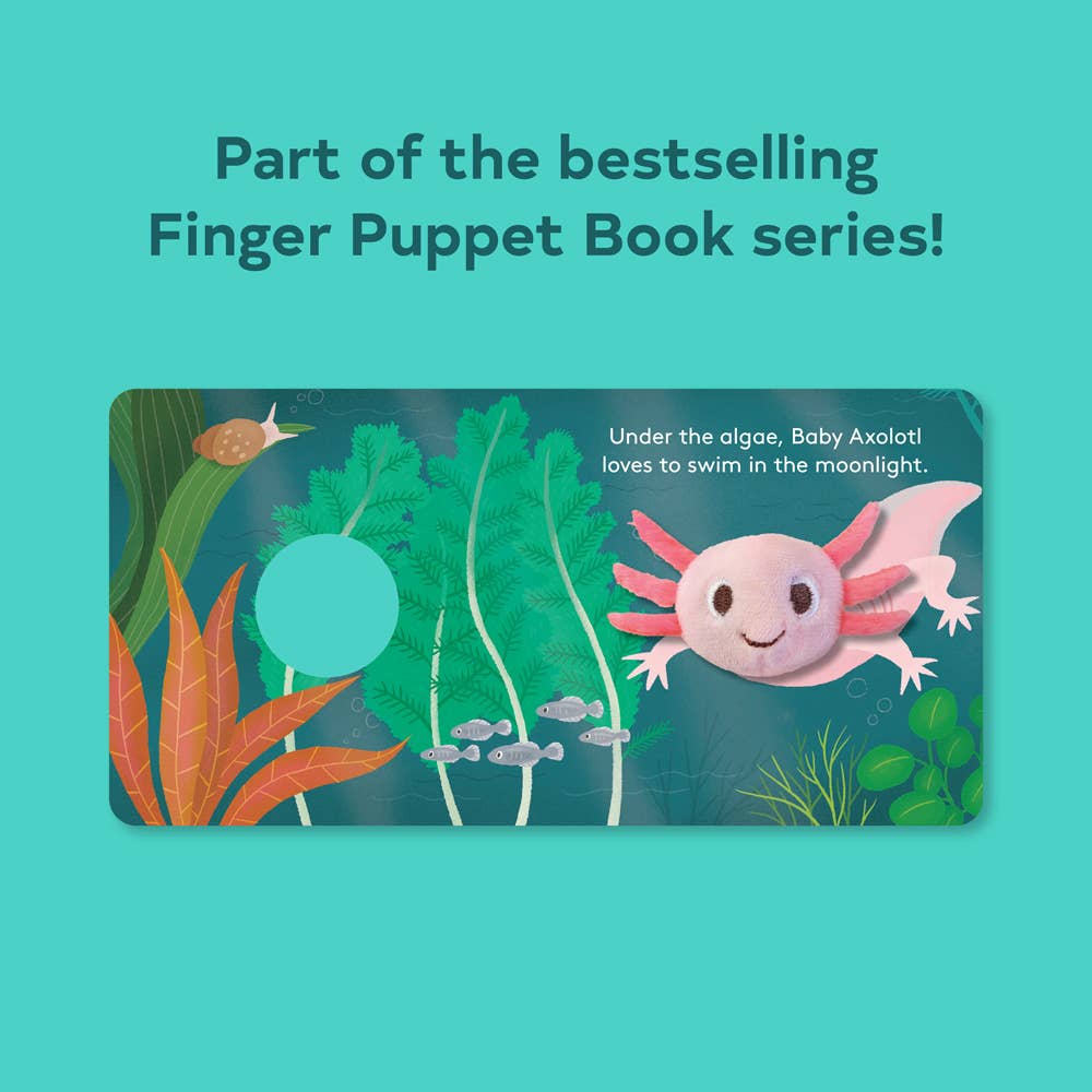 Finger Puppet Board Book- Baby Axolotl