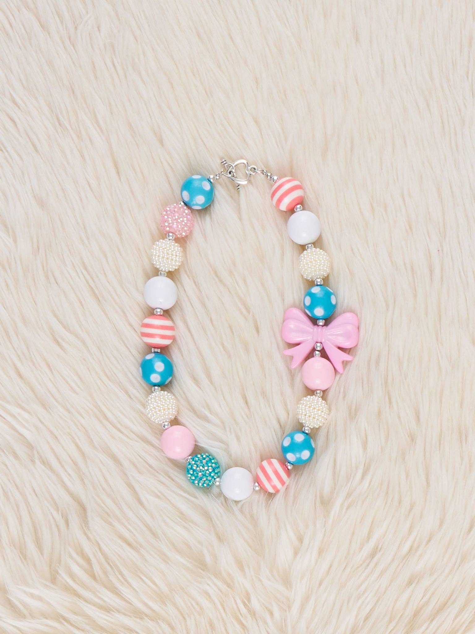 Sweet Bow Sprinkles Necklace