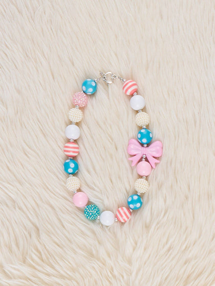 Sweet Bow Sprinkles Necklace