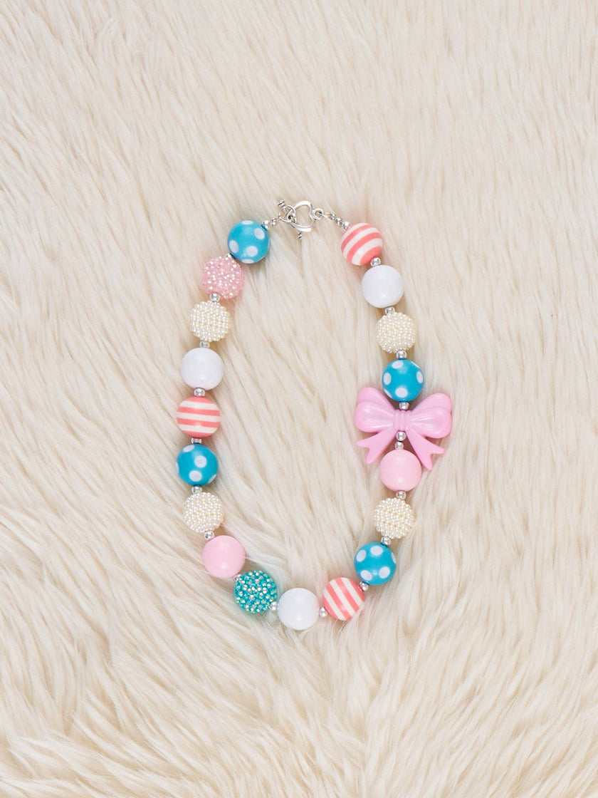Sweet Bow Sprinkles Necklace