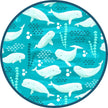 Beluga Whale Bamboo Convertible Footie Romper
