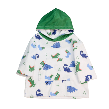 UPF50+ Baby Terry Swim Coverup - Devin Dino & Friends