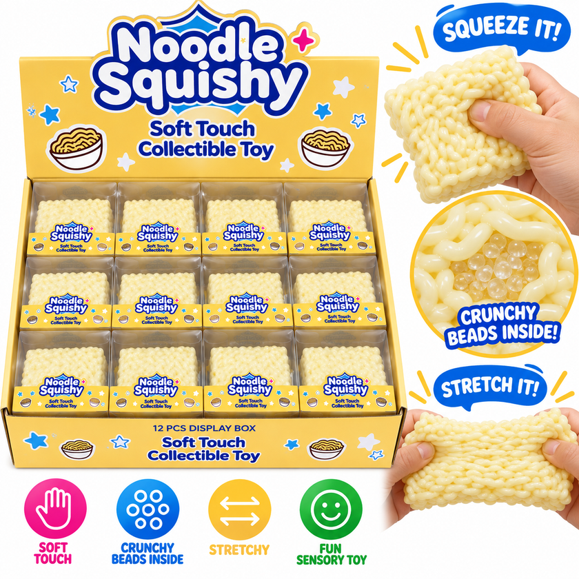 Crunchy Noodle Squishy Toy