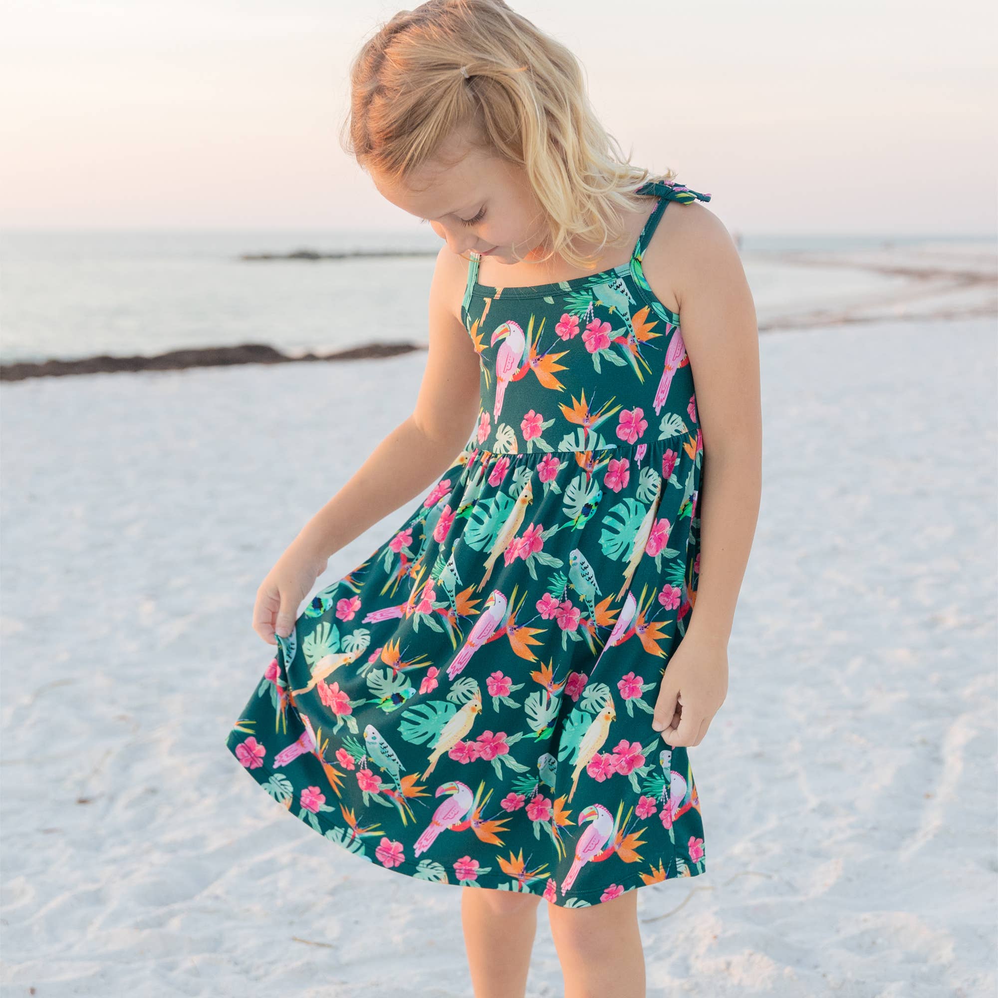 Isla Botánica Tropical Birds Bamboo Sundress