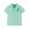 Boys Toddler Aqua Chameleon Playful Pocket Polo Shirt