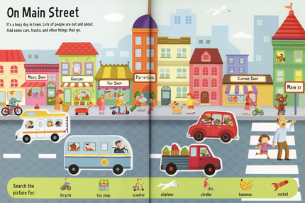 Big Stickers, Things That Go Sticker Book