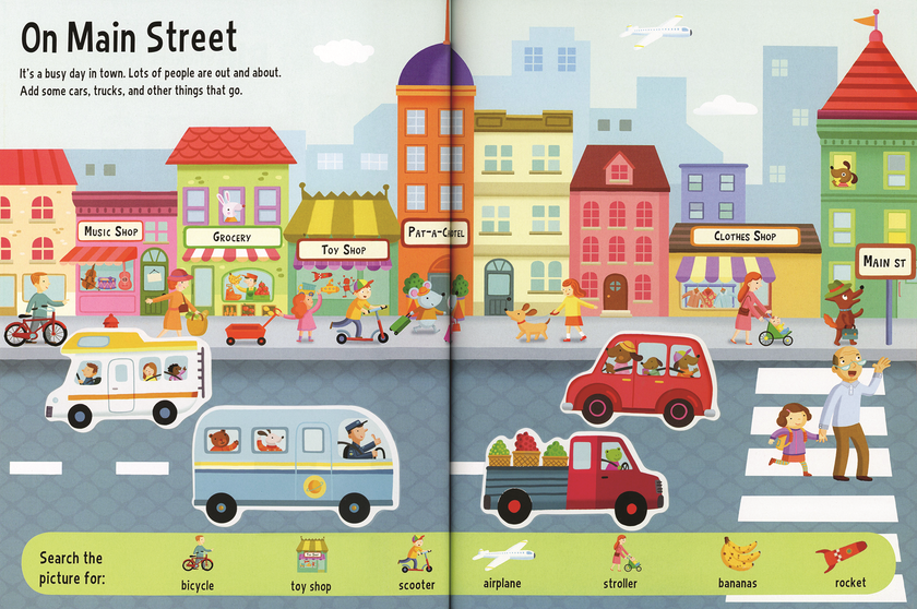 Big Stickers, Things That Go Sticker Book