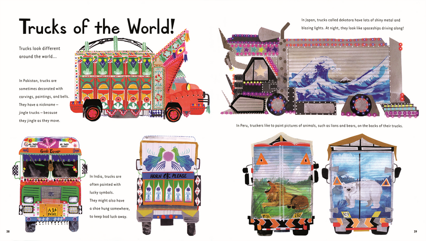 Wheels! All About Transport Hardcover Book