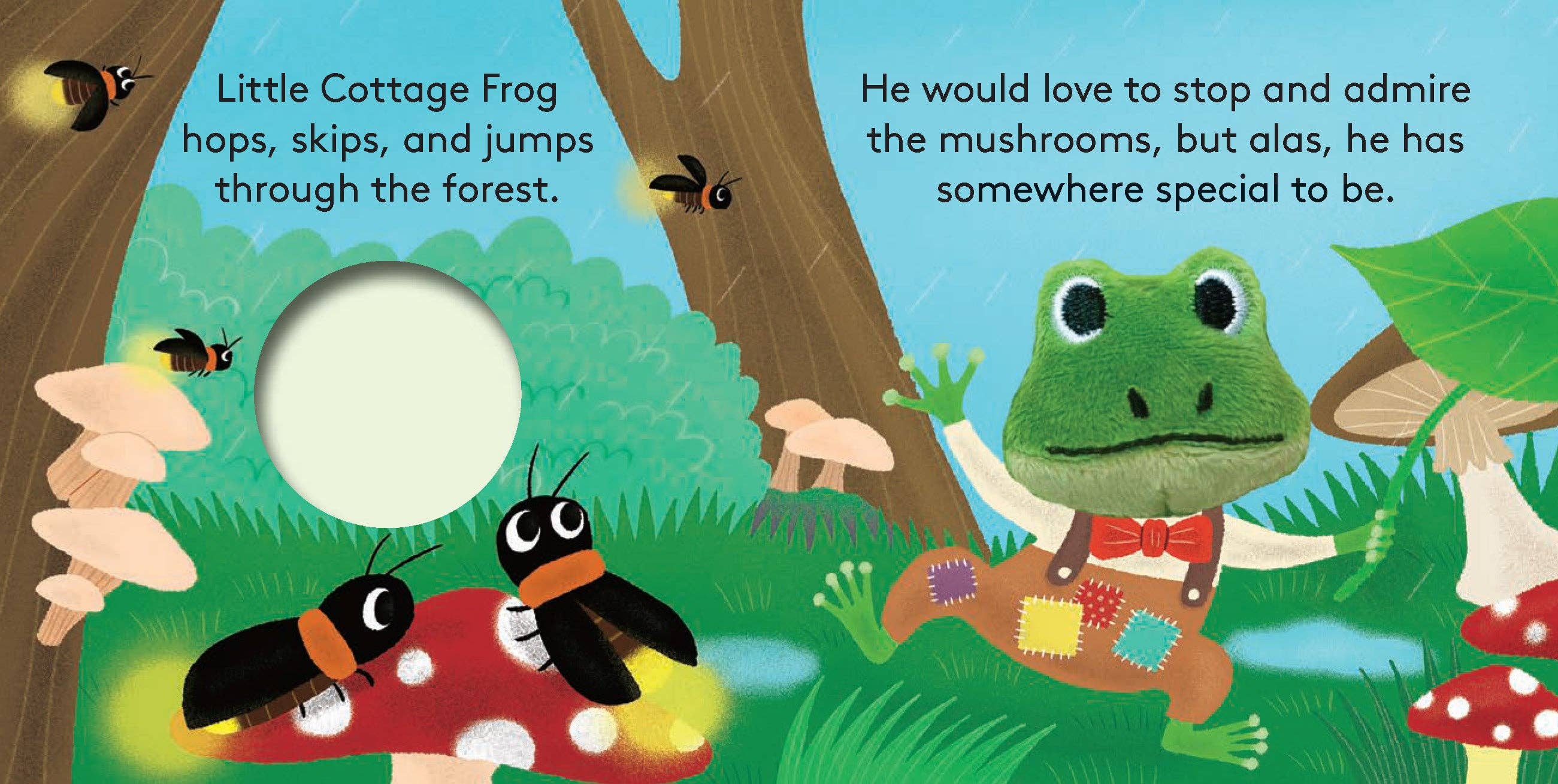 Finger Puppet Board Book- Little Cottage Frog