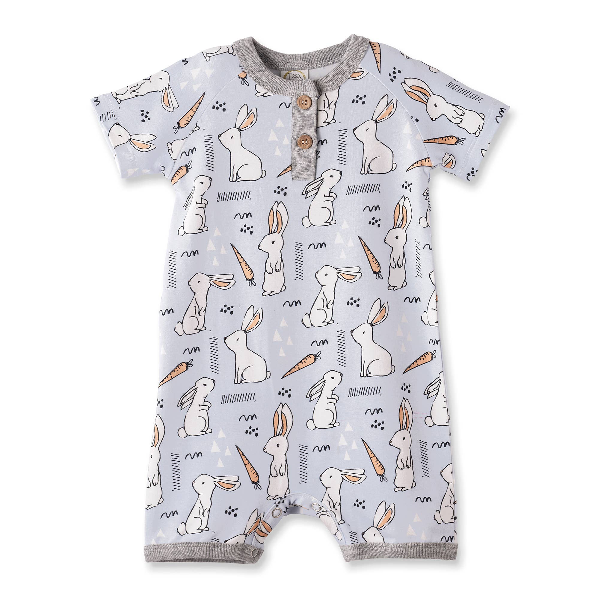 Cottontail Crew Bamboo Easter Shorty Romper for Baby Boys