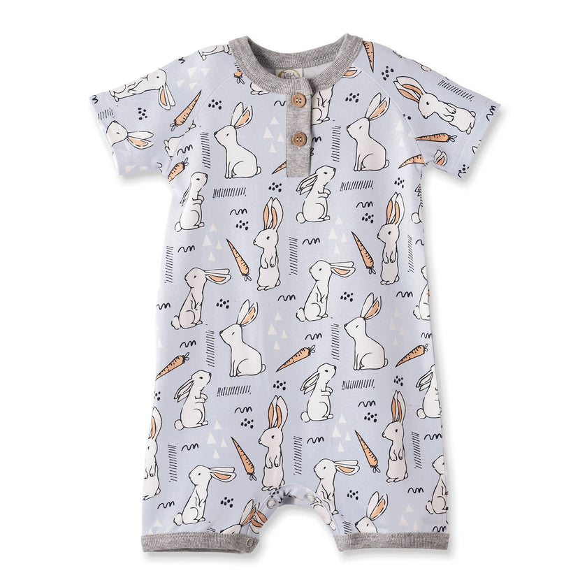 Cottontail Crew Bamboo Easter Shorty Romper for Baby Boys