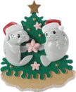 Manatee Family Decorating Tree Personalized Ornament