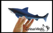 Jumbo Shark Figurine Toy - Large Realistic Replicas of Shark