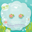CLIP ON Cutie Earrings | Turtle-y Awesome