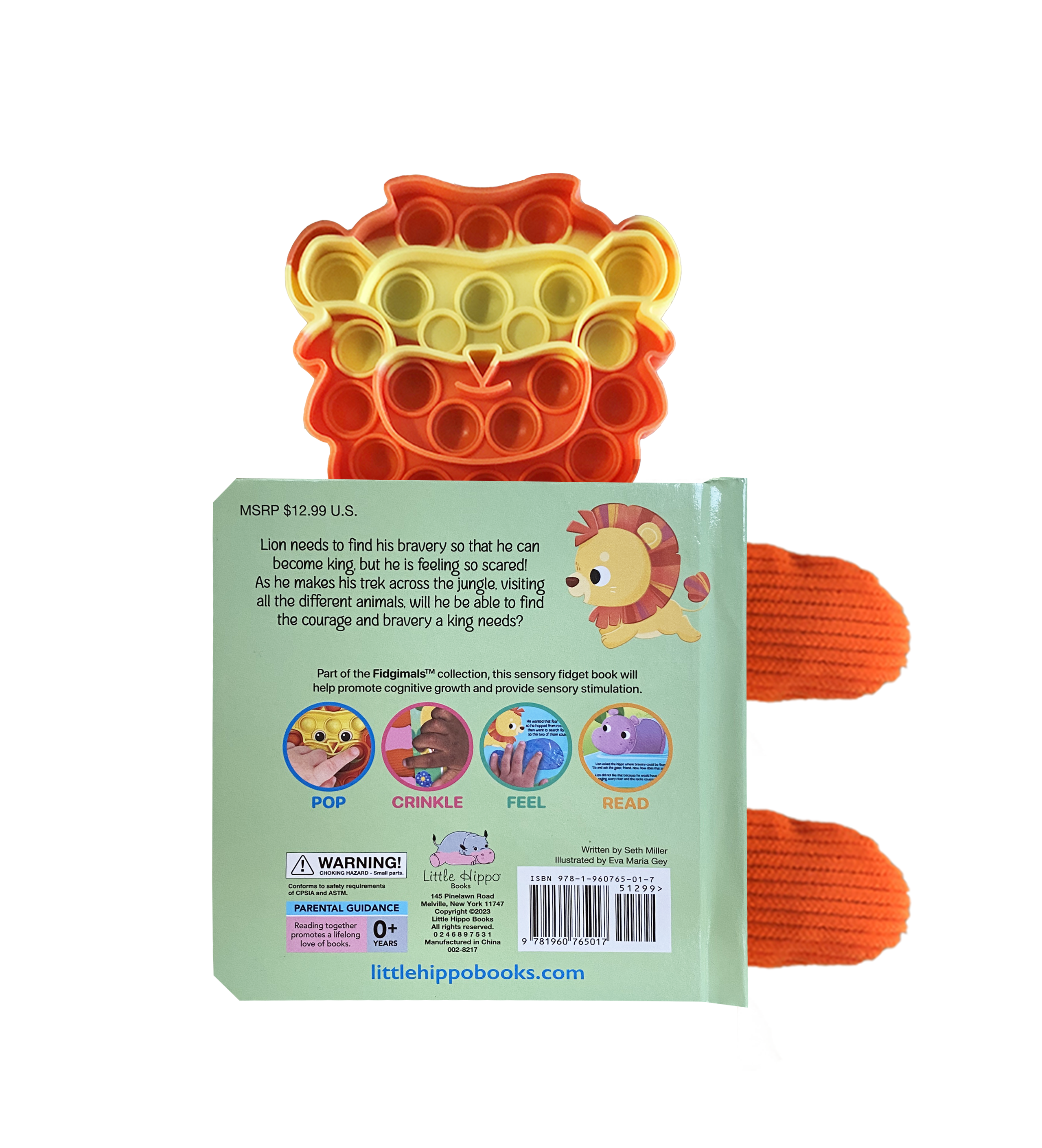 Little Lion - Your Sensory Fidget Friend Board Book