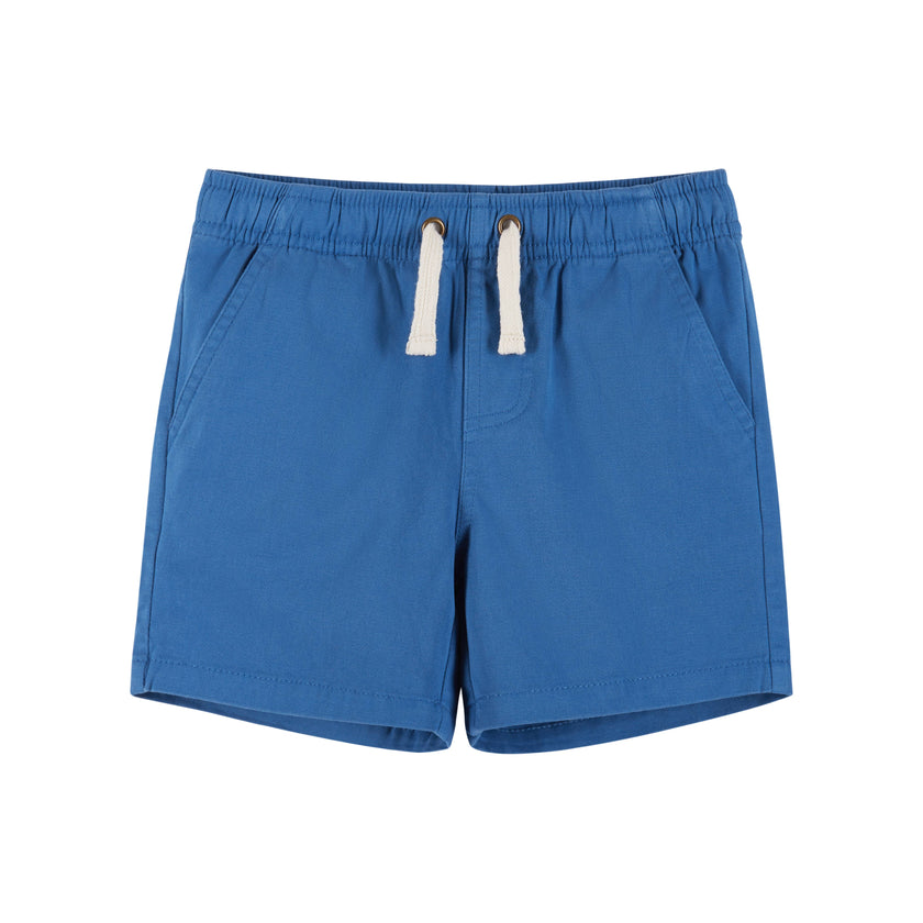 Boys Toddler Short Sleeve Knit Buttondown & Shorts Set