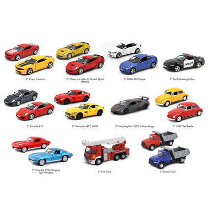Die Cast Car 24 Piece Reorder Assortment A