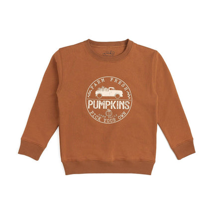 Farm Fresh Pumpkins Sweatshirt - Boys Clothing -Fall Harvest