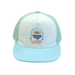Happiness Comes In Waves Snapback Hat