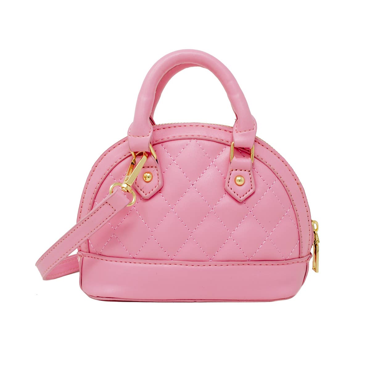 Mini Quilted Moon Handbag