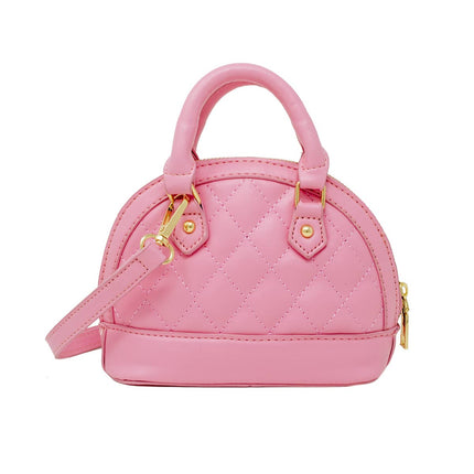 Mini Quilted Moon Handbag