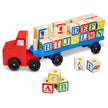 Alphabet Blocks Wooden Truck Toy