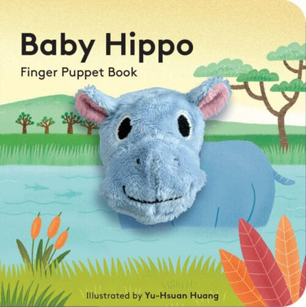 Finger Puppet Board Book- Baby Hippo