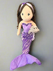 Mermaid Plush Doll w/ Stingray (Pick your Mermaid)
