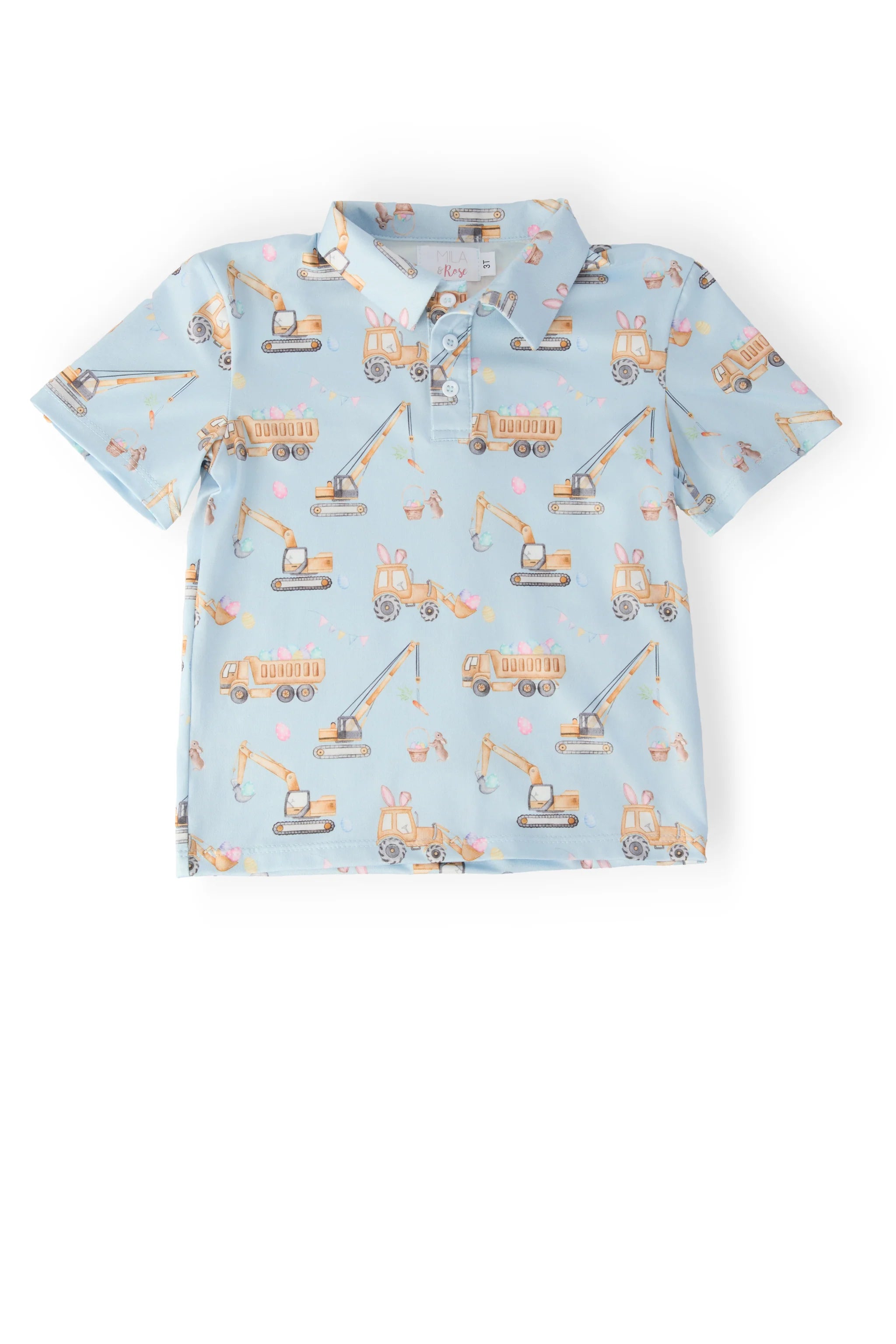 Bunny Builders Short Sleeve Polo