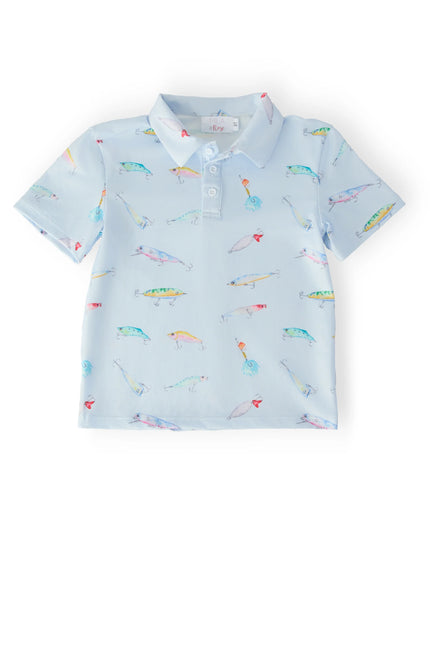 Fish Hook Short Sleeve Polo