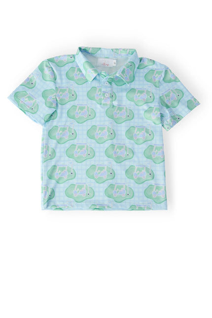 He's On The Green Short Sleeve Polo