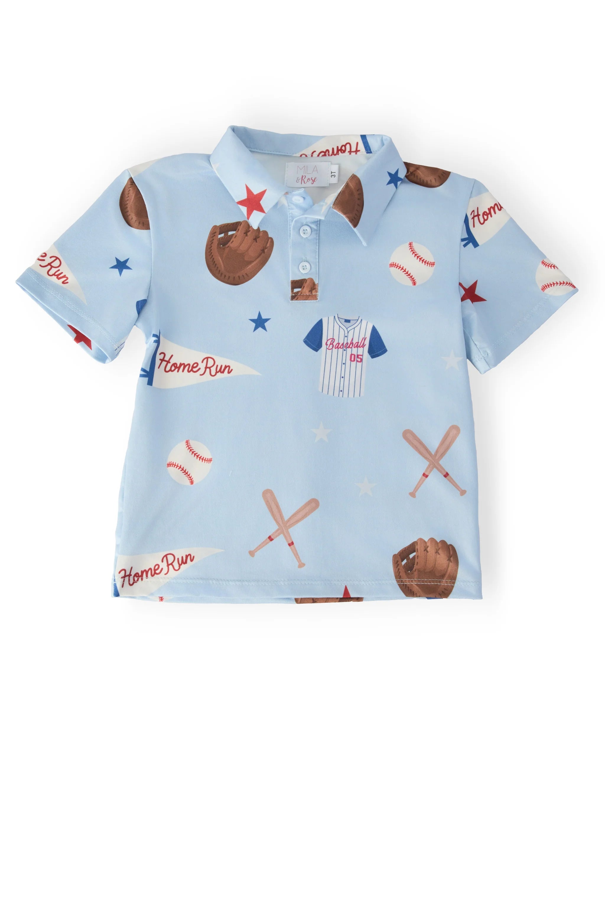 Home Run Short Sleeve Polo