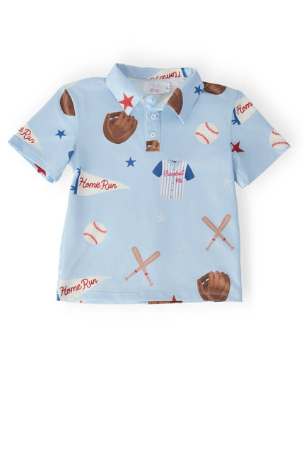 Home Run Short Sleeve Polo