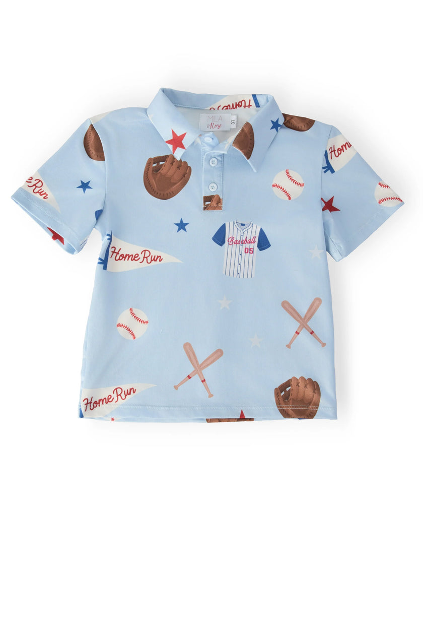 Home Run Short Sleeve Polo