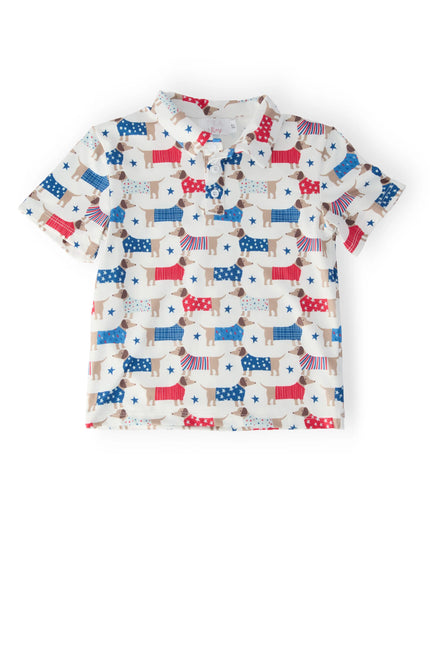 Patriotic Pups Short Sleeve Polo