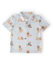 Quarter-Bark Short Sleeve Polo
