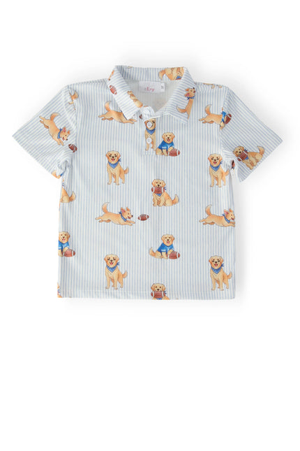 Quarter-Bark Short Sleeve Polo