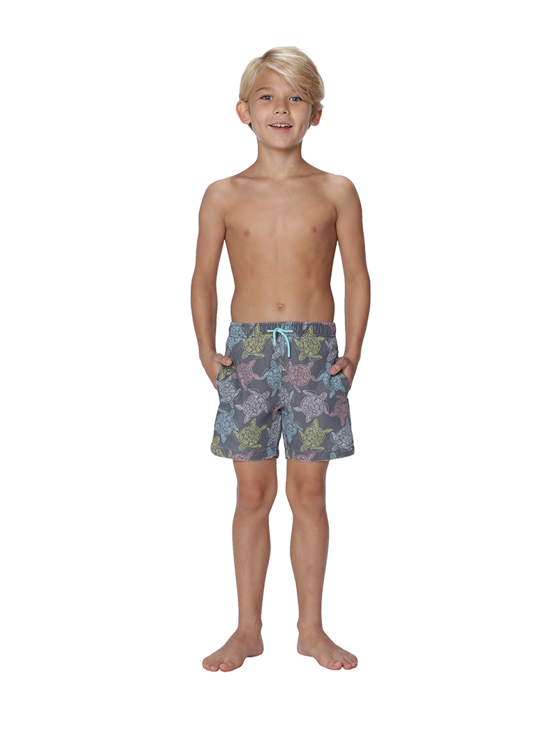 Boy's Hawaiian Shorts (Sea Turtles)