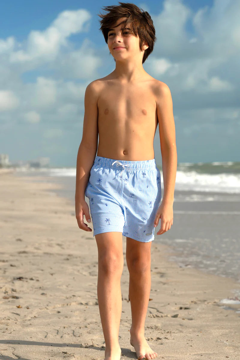 Boys Swim Shorts - Summer Stripe