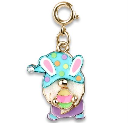 Gold Easter Gnome Charm