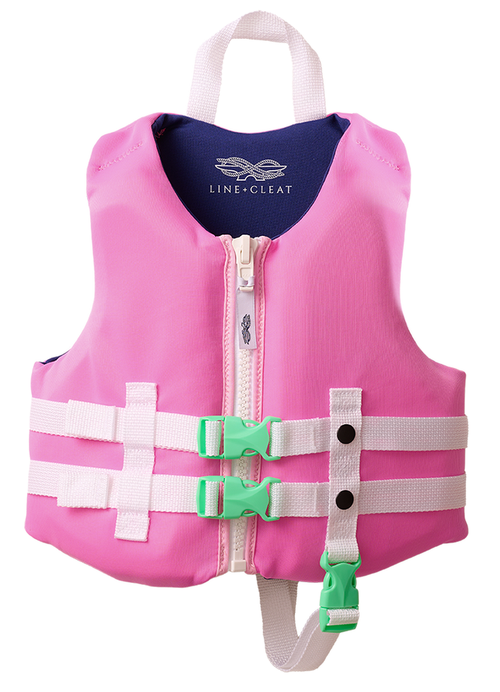 Pink USCG Life Jacket (30-50 lbs)