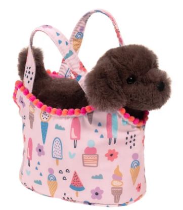 Purse Chocolate Doodle Sweet Treat Sak Plush Stuffy Stuffed Animal