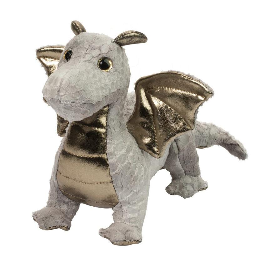 Dragon Silver Hydra Plush Stuffy Stuffed Animal