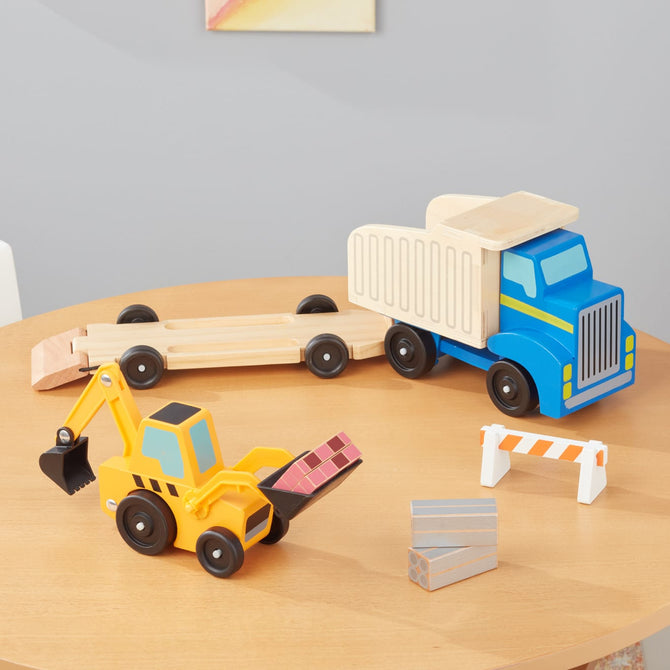 Classic Toy Dump Truck & Loader Toy