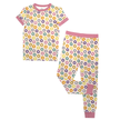 The softest bamboo toddler and kids pajamas in our Feeling Groovy pattern!