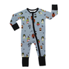 The softest bamboo baby pajamas in our Monster Party pattern! This fun Halloween print full of cute monsters is perfect for fall.
