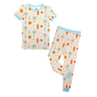 The softest bamboo toddler and kids pajamas in our Chasing Waves pattern!