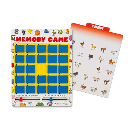 Flip to Win Wooden Memory Toy Game